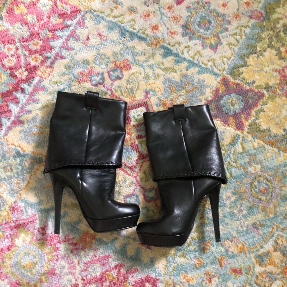 Platform stiletto boots